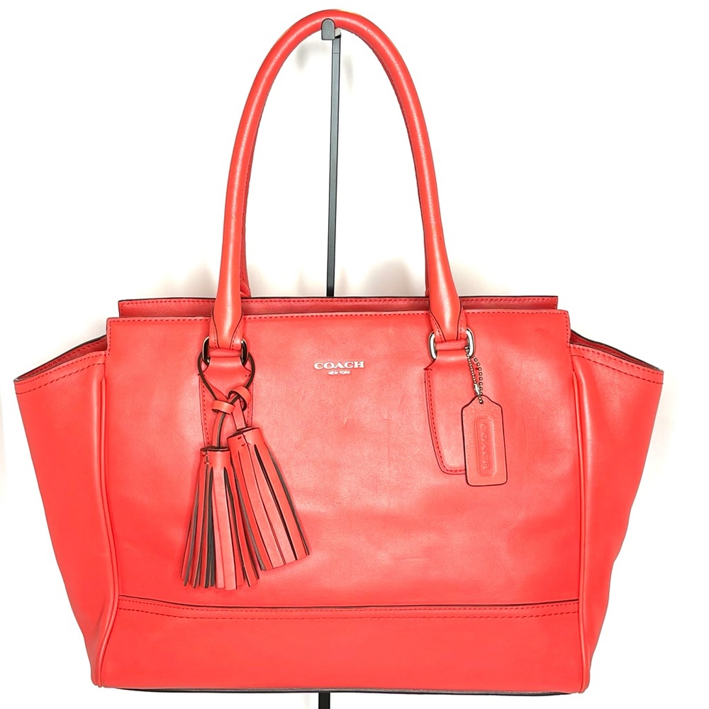 COACH Bright Coral Legacy Candace Carryall